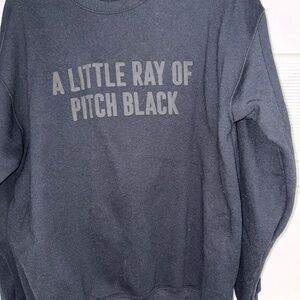 Little ray of pitch black